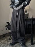 Herringbone troy string pants