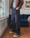 Dane raw wide denim