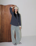 Tcoin Pintuck Wide Cotton Pants