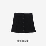 Elda Button Knit Skirt