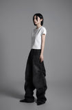 Snap Over Denim Pants