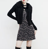 Minuin Velour Sleeveless One Piece