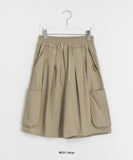 [unisex] Pobelly Banding Cargo Bermuda Pants