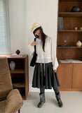Kemba Ribbon Frill Lace Blouse