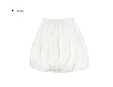 Buro Frill Banding Balloon Midi Skirt