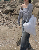 Kyuken Sleeveless Cardigan Set