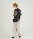 Turn Dyeing Like Linen Banding Pants