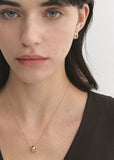 Triple Cut-Out Silver (Y) Necklace