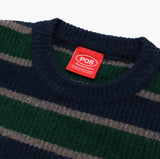 no.87 TRIPLE STRIPE ROUND KNIT