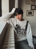 Deep press ribbed warm t