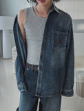 Hamb Work Patch Denim Shirt