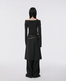 Pleats Midi Skirt