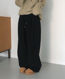 [UNISEX] Psol Brushed Corduroy Wide Two-Way Pants