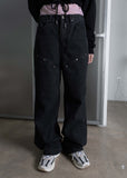 THREE POINT PINTUCK DENIM