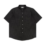 Stitch Black Denim Short Sleeve Shirt