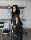 [U-BASIC] Our Cap Sleeve Crop Short Sleeve