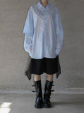Two-bead check scarf pants