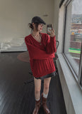 Little V-neck Cable Knit