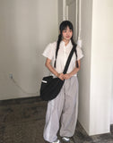 Minz Frill Puff Short Sleeve Shirt