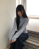 Bakan wide two-way banding pants