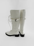 1084 Lace-Up Belt Boots (4 cm)