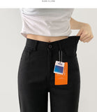 Summer Cooling Linen Cotton Wide Back Banding Pants