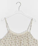 Dildro Flower Layered Sleeveless Blouse