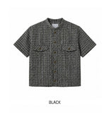 Nowell Check Tweed Short Sleeve Shirt