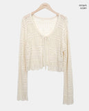 Rakumi Net Bolero Cardigan