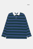 Moab over stripe collar T-shirt