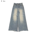 Uto Wash Denim Wide Pants