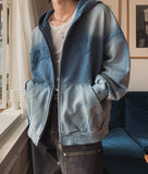Marsil Vintage Washing Hood Zip-Up