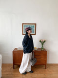 Modulo Patch Banding Wide Pants