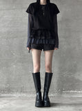 1155 Platform Sole Long Boots (9cm)