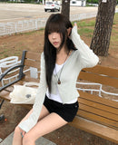 Flynn Ribbed Lace Cardigan