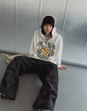 Coil camo snap parachute pants