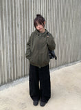 Clun Cut Wide String Cargo Pants