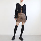 Chenia Two-Button Knit Cardigan