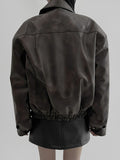 Luke Leather Duffel Blouson