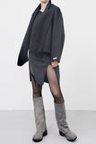 Momen muffler handmade short coat