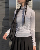 Riho inner brush basic turtleneck t-shirt