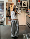 Nuzz Pintuck Belted Balloon Sweatpants