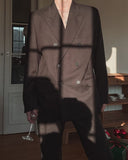 [LANARCH] Ring Double Blazer