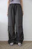 Small check back tape pants