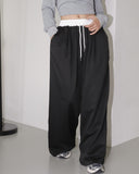 Poring race track color matching training pile pants