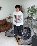 Eco Damage Bermuda Denim Pants