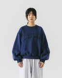 [AG.W] Applique Crop Sweat Shirt