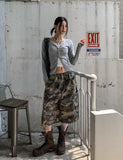 Mulve Zipper Cargo Bermuda Pants