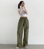 Cargo ver Rustle Cooling Banding Long Wide Pants