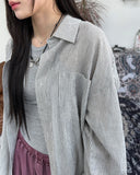 Vero Seersucker Stripe Shirt